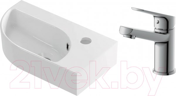 Изображение товара Умывальник со смесителем Cersanit Cameo 45 / S-UM-CAM45/1-w + 63034