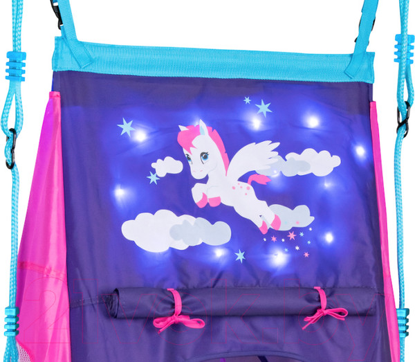 Изображение товара Качели Hudora 90 с палаткой Pony LED / 72149