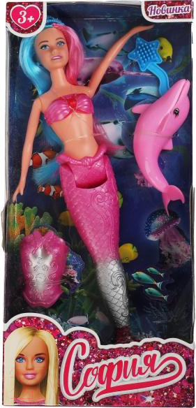 Изображение товара Кукла с аксессуарами Карапуз София Русалка / 66001M-D1-S-BB