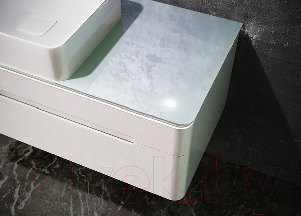 Изображение товара Тумба под умывальник Jorno Shine 90 / Shi.01.90/P/W (подвесная)