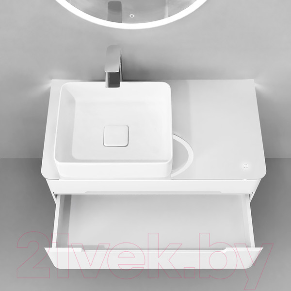 Изображение товара Тумба под умывальник Jorno Shine 90 / Shi.01.90/P/W (подвесная)