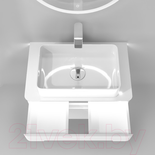 Изображение товара Тумба под умывальник Jorno Shine 75 / Shi.01.75/P/W (подвесная)