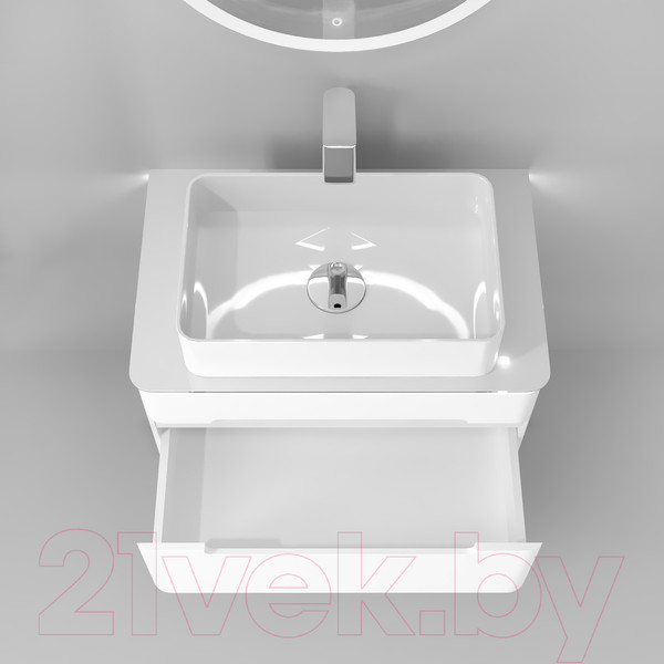 Изображение товара Тумба под умывальник Jorno Shine 75 / Shi.01.75/P/W (подвесная)