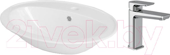 Изображение товара Умывальник со смесителем Cersanit Calla 54 / S-UM-Cl/1-w + 63063