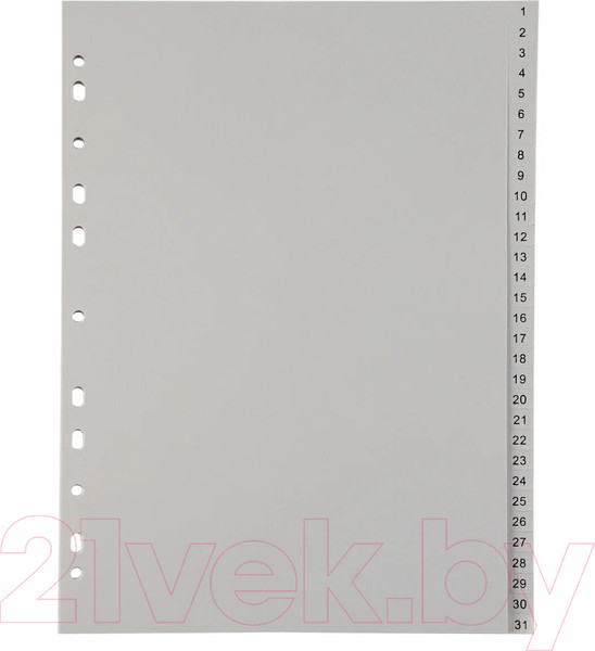 Изображение товара Разделитель документов Erich Krause Цифровой / 55901 (1-31)