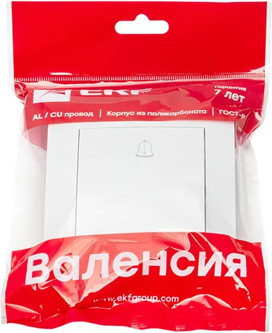 Изображение товара Кнопка звонка EKF EWV10-026-10