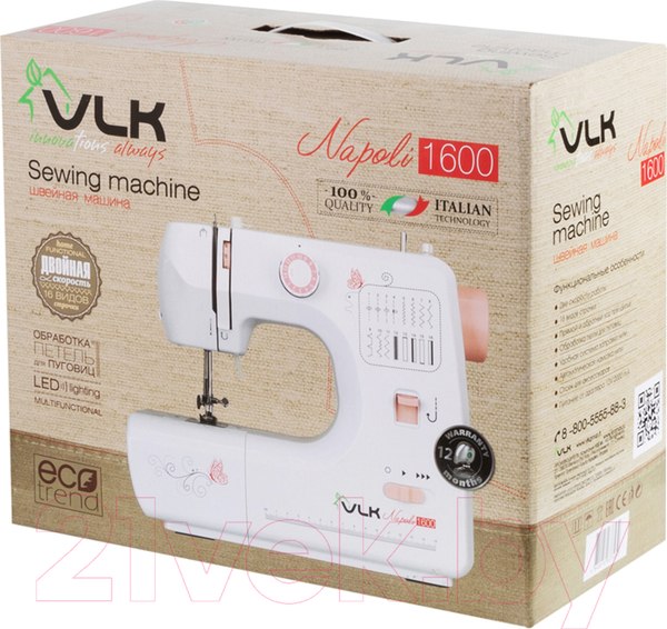 Изображение товара Швейная машина VLK Napoli 1600 (белый)