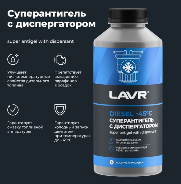 Изображение товара Присадка Lavr Суперантигель Ln2107 (1л)
