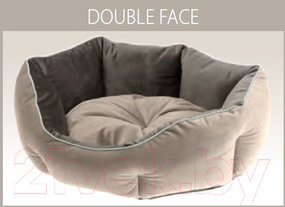 Изображение товара Лежанка для животных Ferplast Queen 50 / 83405003 (бежевый/серый)