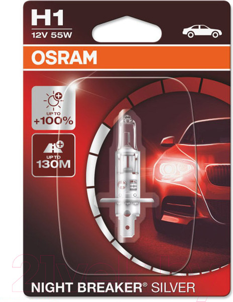 Изображение товара Автомобильная лампа Osram H1 64150NBS-01B