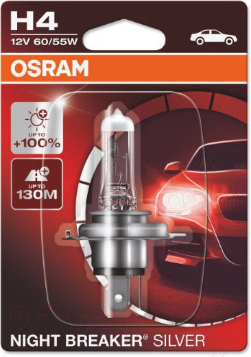 Изображение товара Автомобильная лампа Osram H4 64193NBS-01B