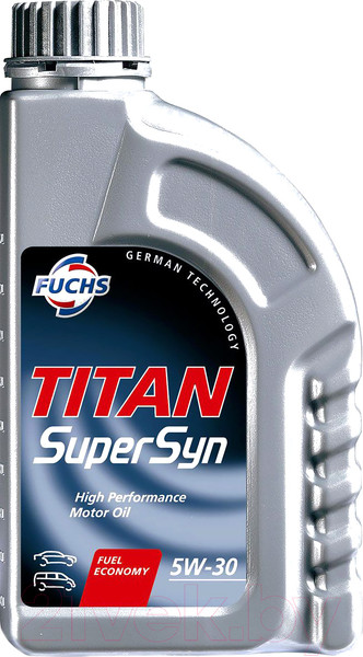 Изображение товара Моторное масло Fuchs Titan Supersyn 5W30 / 600930684 (1л)
