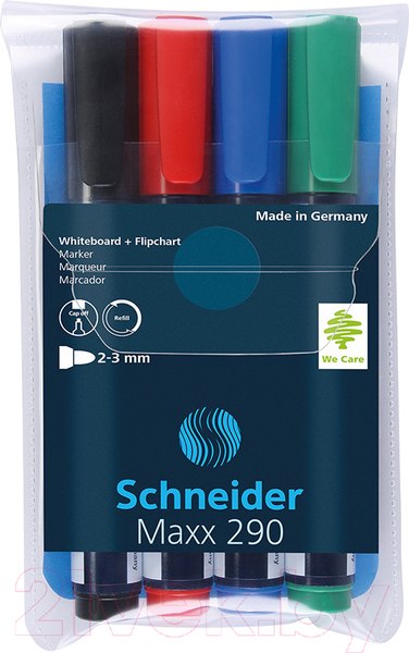 Изображение товара Маркер для доски Schneider Maxx 290 / 129094 (4цв)