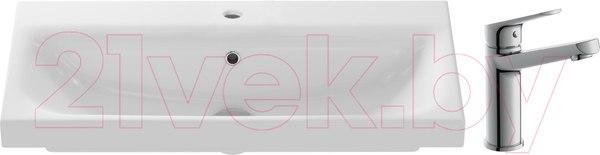 Изображение товара Умывальник со смесителем Cersanit Moduo 80 Slim / P-UM-MOD80SL/1 + 63037