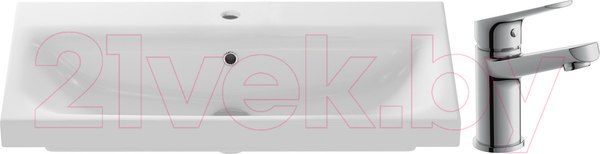 Изображение товара Умывальник со смесителем Cersanit Moduo 80 Slim / P-UM-MOD80SL/1 + 63034