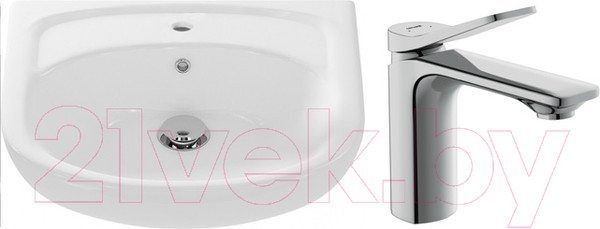 Изображение товара Умывальник со смесителем Cersanit Erica 50 / S-UM-ERI-50-1-W + 63050
