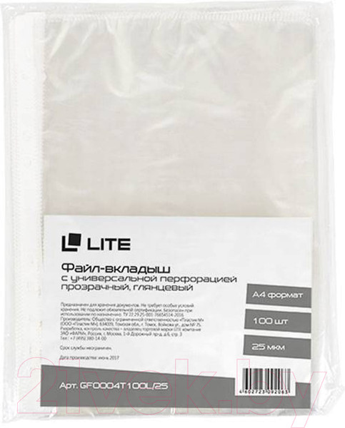 Изображение товара Набор файлов Lite GF0004T100L/25 (100шт)