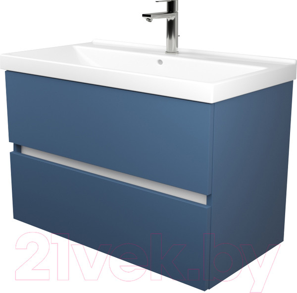 Изображение товара Тумба под умывальник Дабер 011 / Т11.6.0.3Б (синий/белый)