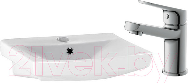 Изображение товара Умывальник со смесителем Cersanit Carina 50 / S-UM-CAR50/1 + 63034