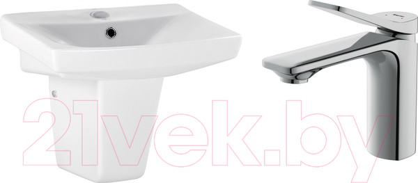 Изображение товара Умывальник со смесителем Cersanit Carina 55В / S-UM-CAR55/1 + 63050