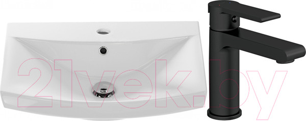 Изображение товара Умывальник со смесителем Cersanit Carina 60В / S-UM-CAR60/1 + 63107