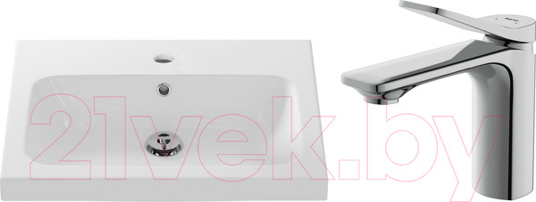 Изображение товара Умывальник со смесителем Cersanit Carina 60В / S-UM-CAR60/1 + 63050