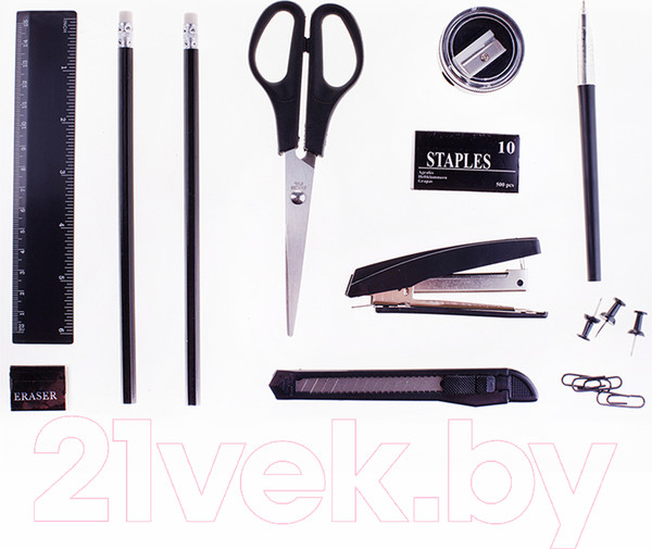 Изображение товара Органайзер настольный OfficeSpace Витраж / SS158_3183/205594 (черный/цветной)