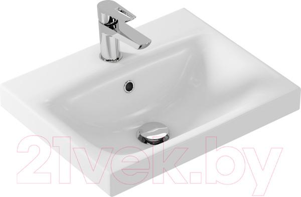 Изображение товара Умывальник со смесителем Cersanit Moduo 50 / S-UM-MOD50/1 + 63039