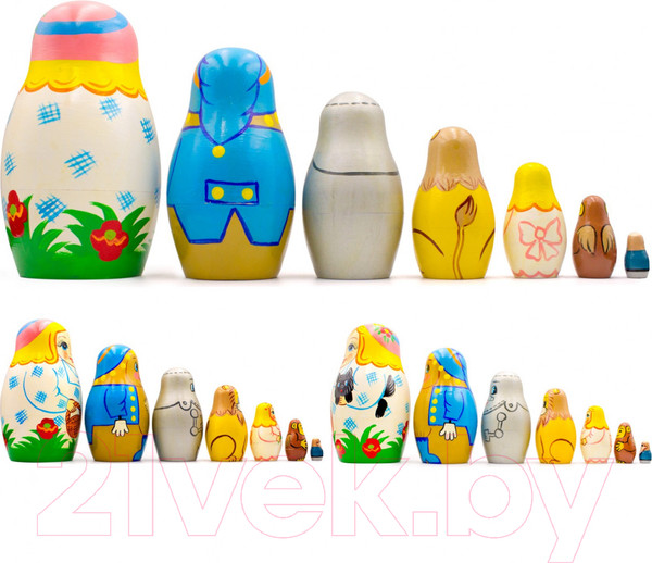 Изображение товара Матрешка сувенирная Брестская Фабрика Сувениров Волшебник страны Оз 7139