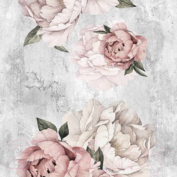 Изображение товара Панель ПВХ Декоруст Стандарт New Пионовая нежность-651 (2500x250x7мм)