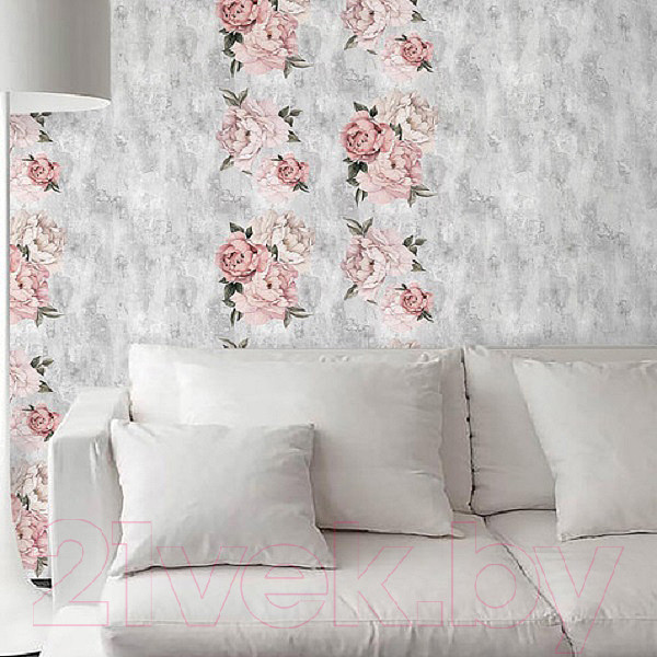 Изображение товара Панель ПВХ Декоруст Стандарт New Пионовая нежность-651 (2500x250x7мм)