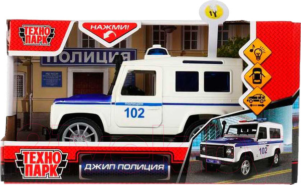 Изображение товара Автомобиль игрушечный Технопарк Полиция / 2003A275-R-POLICE