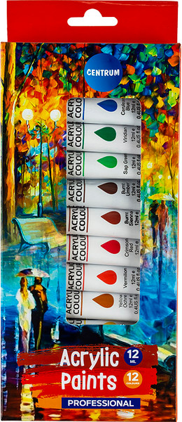 Изображение товара Акриловые краски Centrum 83561 (12цв)