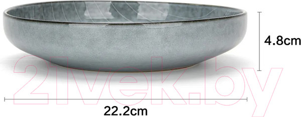 Изображение товара Тарелка столовая глубокая Fissman Joli 6260