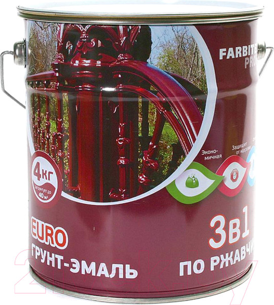 Изображение товара Грунт-эмаль Olecolor По ржавчине (4кг, серебристый)