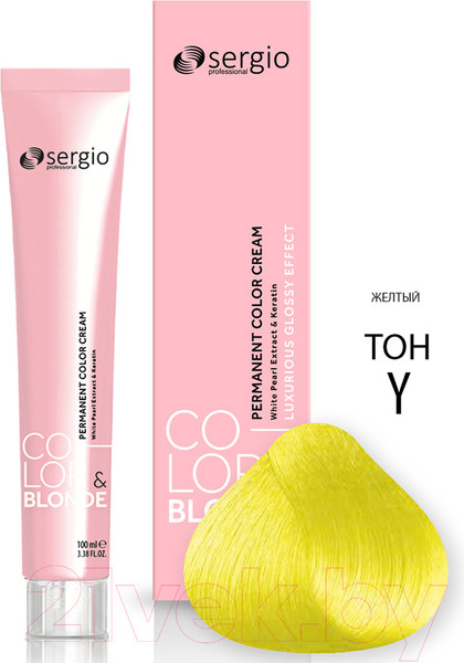 Изображение товара Крем-краска для волос Sergio Professional Color&Blonde Yellow (100мл)