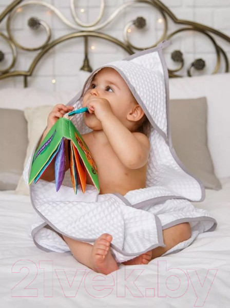 Изображение товара Развивающая игрушка Amarobaby Книжка-игрушка с грызунком Soft Book Контрасты / AMARO-201SBF/28