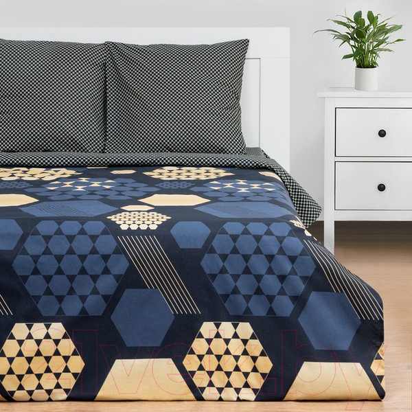 Изображение товара Комплект постельного белья Этель Золотые соты / 7674464