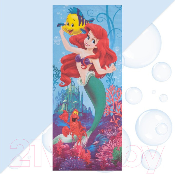 Изображение товара Полотенце детское Disney Принцессы: Ариель / 2410877