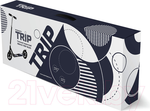 Изображение товара Самокат городской Indigo Sport Trip / IN253 (белый)