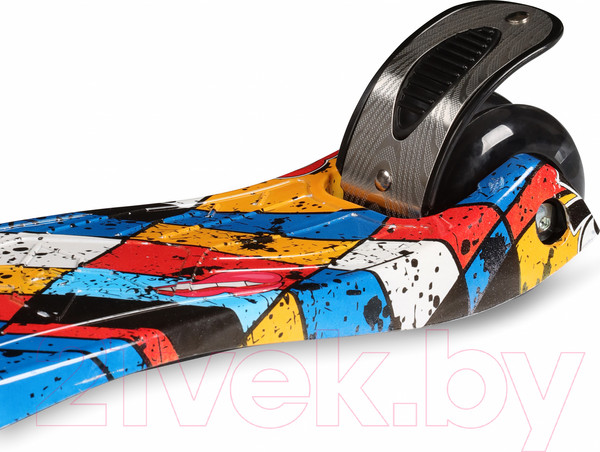 Изображение товара Самокат детский Indigo Sport Bright / IN251 (красный/синий/желтый)