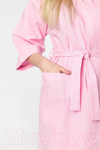 Изображение товара Халат Экономь и я 2578082 (р.50-52, розовый)