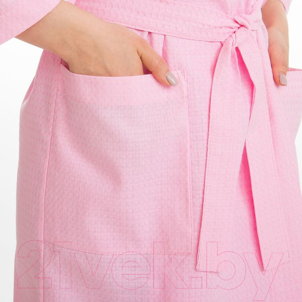 Изображение товара Халат Экономь и я 2578083 (р. 54-56, розовый)