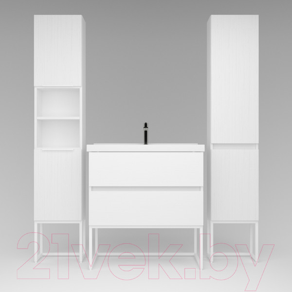Изображение товара Тумба под умывальник Дабер 012 / Т12.6.1.5 (белый древесный)