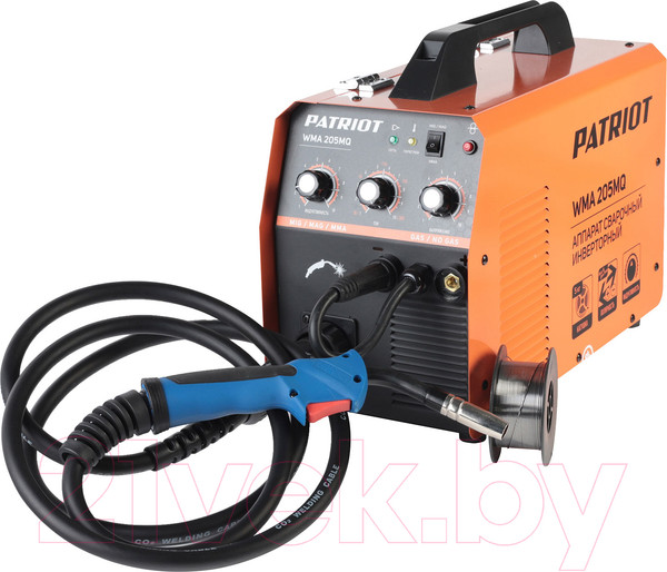 Изображение товара Инвертор сварочный PATRIOT WMA 205MQ MIG/MAG/MMA