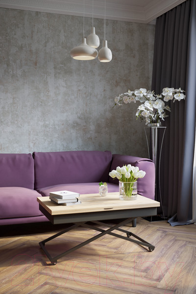 Изображение товара Стол-трансформер Калифорния мебель Андрэ Loft (дуб вотан)