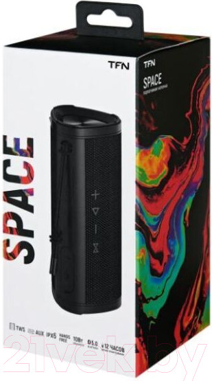 Изображение товара Портативная колонка TFN TWS Space / TFN-BS07-01BK (черный)