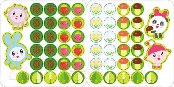 Изображение товара Развивающая книга Мозаика-Синтез Прятки с Малышариками. В лесу / МС10989