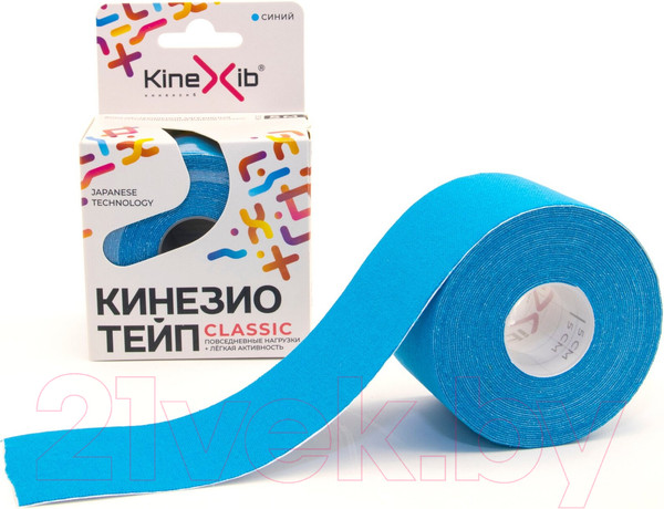 Изображение товара Кинезио тейп Kinexib Classic 5мx5см (синий)