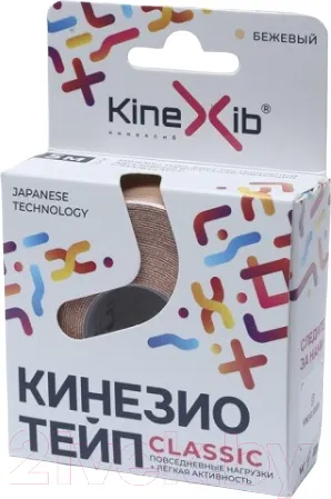Изображение товара Кинезио тейп Kinexib Classic 5мx2.5см (бежевый)